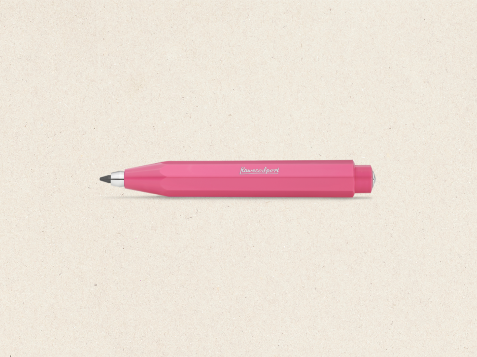 NEW Kaweco Skyline Sport Pink Clutch Pencil 3.2mm — Libraries and